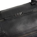 The Chesterfield Brand Kožená cestovní taška - weekender Amaris C20.006500 černá dvoucestný zip
