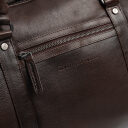 The Chesterfield Brand Kožená cestovní taška - weekender Amaris C20.006501 hnědá přední přihrádka