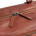 The Chesterfield Brand Kožená cestovní taška - weekender Amaris C20.006531 koňaková dvoucestný zip