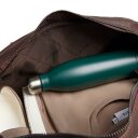 The Chesterfield Brand Kožená cestovní taška - weekender C20.007001 Liam II hnědá otevřená