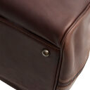 The Chesterfield Brand Kožená cestovní taška - weekender C20.007001 Liam II hnědá detail