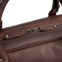 The Chesterfield Brand Kožená cestovní taška - weekender C20.007001 Liam II hnědá dvoucestný zip