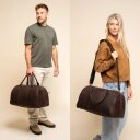 The Chesterfield Brand Kožená cestovní taška - weekender C20.007001 Liam II hnědá pánská i dámská