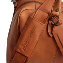 The Chesterfield Brand Kožená cestovní taška - weekender  C20.007031 Liam II koňak polstrovaný popruh