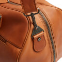 The Chesterfield Brand Kožená cestovní taška - weekender  C20.007031 Liam II koňak detail přezka