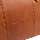 The Chesterfield Brand Kožená cestovní taška - weekender  C20.007031 Liam II koňak logo