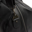 The Chesterfield Brand Kožená cestovní taška - weekender C20.007100 William II černá detail přezka