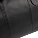 The Chesterfield Brand Kožená cestovní taška - weekender C20.007100 William II černá logo
