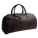 The Chesterfield Brand Kožená cestovní taška - weekender C20.007101 William II hnědá přední strana