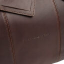 The Chesterfield Brand Kožená cestovní taška - weekender C20.007101 William II hnědá logo