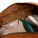 The Chesterfield Brand Kožená cestovní taška - weekender C20.007131 William II koňak vnitřní přihrádky