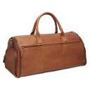 The Chesterfield Brand Kožená cestovní taška - weekender Finlay C20.005631 koňaková zadní strana