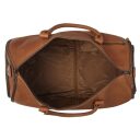 The Chesterfield Brand Kožená cestovní taška - weekender Finlay C20.005631 koňaková otevřená