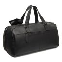 The Chesterfield Brand Kožená cestovní taška - weekender Rivaro C20.006100 černá zadní strana