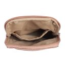 The Chesterfield Brand Kožená crossbody taška Cambridge C58.033009 světle růžová otevřená