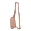 The Chesterfield Brand Kožená crossbody taška Cambridge C58.033009 světle růžová zadní strana