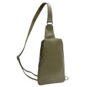 The Chesterfield Brand Kožená crossbody taška Isley C58.034702 olivová přední strana