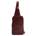 The Chesterfield Brand Kožená crossbody taška Isley C58.034718 vínově červená