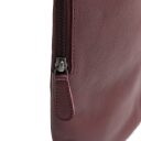 The Chesterfield Brand Kožená crossbody taška Isley C58.034718 vínově červená zip