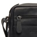 The Chesterfield Brand Kožená crossbody taška na doklady Laveno C48.138600 černá přední kapsa