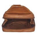 The Chesterfield Brand kožená crossbody taška Turella C58.071431 koňaková otevřená
