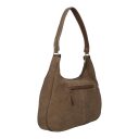 BURKELY kožená hobo kabelka Sierra 1002103.25.25 světle hnědá zadní strana