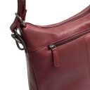 The Chesterfield Brand Kožená kabelka - batoh 2v1 Azura C48.143818 vínově červená zadní přihrádka