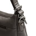 The Chesterfield Brand Kožená kabelka - batoh 2v1 Azura C48.143833 tmavě šedá detail