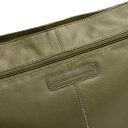 The Chesterfield Brand Kožená kabelka do ruky i přes rameno Astero C48.142302 olivová logo