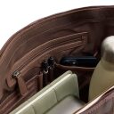 The Chesterfield Brand Kožená kabelka do ruky i přes rameno Astero C48.142340 hnědá vnitřní přihrádky