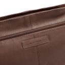 The Chesterfield Brand Kožená kabelka do ruky i přes rameno Astero C48.142340 hnědá logo