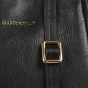 BURKELY kožená kabelka do ruky i přes rameno Fine Florence 1001702.34.10 černá logo