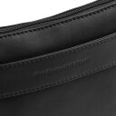 The Chesterfield Brand kožená kabelka do ruky i přes rameno Harlan C48.144000 černá logo