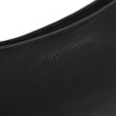 The Chesterfield Brand Kožená kabelka přes rameno Valentano C48.137500 černá logo