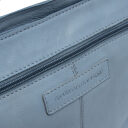 The Chesterfield Brand Kožená kabelka do ruky i přes rameno Zarita C48.142215 světle modrá logo