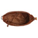The Chesterfield Brand Kožená kabelka do ruky i přes rameno Zarita C48.142231 koňaková otevřená