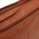 The Chesterfield Brand Kožená kabelka do ruky i přes rameno Zarita C48.142231 koňaková logo