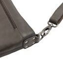 The Chesterfield Brand Kožená kabelka do ruky i přes rameno Zarita C48.142233 tmavě šedá detail