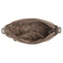 The Chesterfield Brand Kožená kabelka do ruky i přes rameno Zarita C48.142239 béžová otevřená
