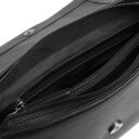 The Chesterfield Brand Kožená kabelka přes rameno Zora C48.144400 černá vnitřní přihrádky
