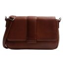 The Chesterfield Brand Kožená kabelka přes rameno Zora C48.144431 koňaková bez krátkého popruhu