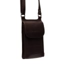 The Chesterfield Brand Kožená taška na mobil Nebra C48.129901 hnědá - přední strana kabelky