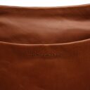 Kožená kabelka do ruky i přes rameno The Chesterfield Brand Regina C48.129431 koňaková - detail kapsy na přední straně tašky
