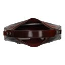 BURKELY kožená kabelka do ruky i přes rameno Cool Colbie 1000862.29.97 burgundy otevřená