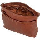 BURKELY Kožená kabelka přes rameno Antique Avery 8005220.56.24 koňaková otevřená