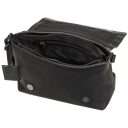 BURKELY Kožená kabelka přes rameno Antique Avery 8005222.56.10 černá otevřená
