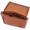 BURKELY Kožená kabelka přes rameno Antique Avery 8005222.56.24 koňaková otevřená