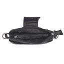 The Chesterfield Brand kožená kabelka přes rameno / crossbody Calora C48.140700 černá otevřená