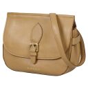 BURKELY kožená kabelka přes rameno / crossbody Demi 1001903.46.21 béžová boční náhled