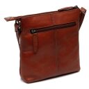 The Chesterfield Brand Kožená kabelka přes rameno / crossbody Sienna C48.139431 koňaková zadní strana